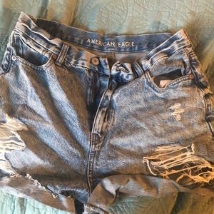 American eagle curvy mom jean shorts